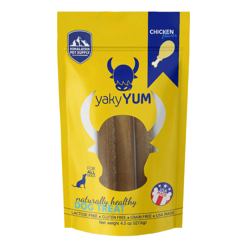 Himalayan Dog Chew Yaky Yum Chicken Natural Dog Chews 6.5 oz Pet Life