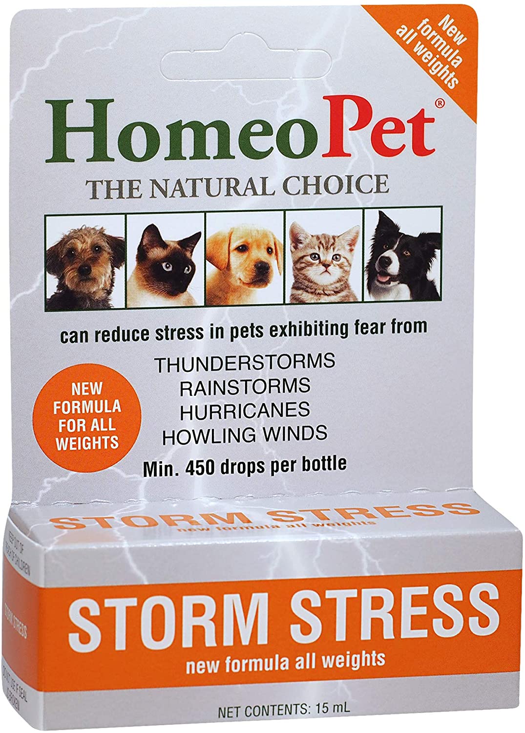HomeoPet Storm Stress K-9 All Breeds Dog First Aid Care - 5 ml