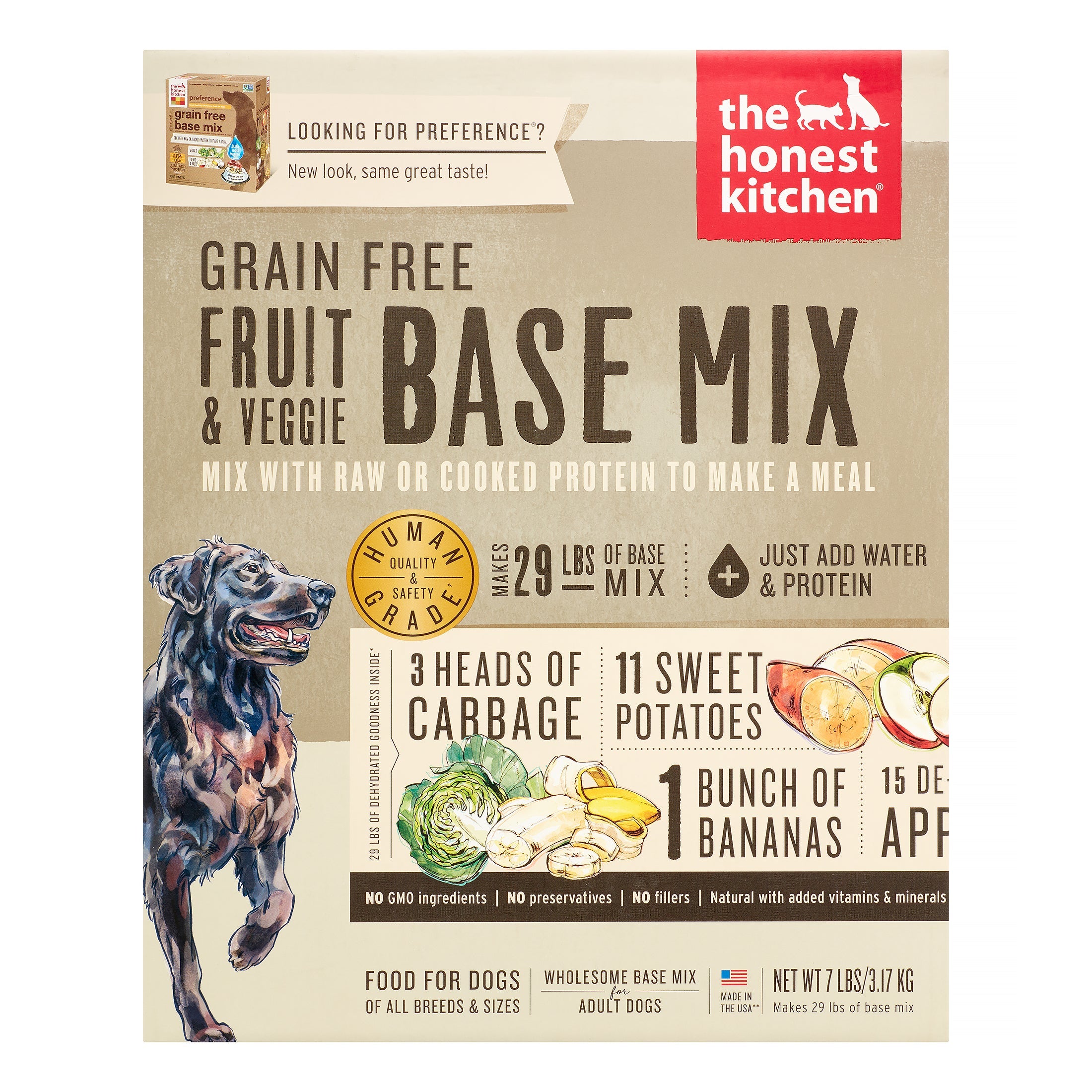 Honest Kitchen Grain-Free Fruit Vegetables Dehydrated Dog Food - 7 lb Box