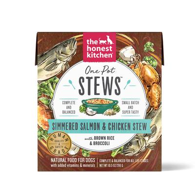 Honest Kitchen ONE POT STEW Salmon Chicken Wet Dog Food - 10.5 Oz - Case of 6