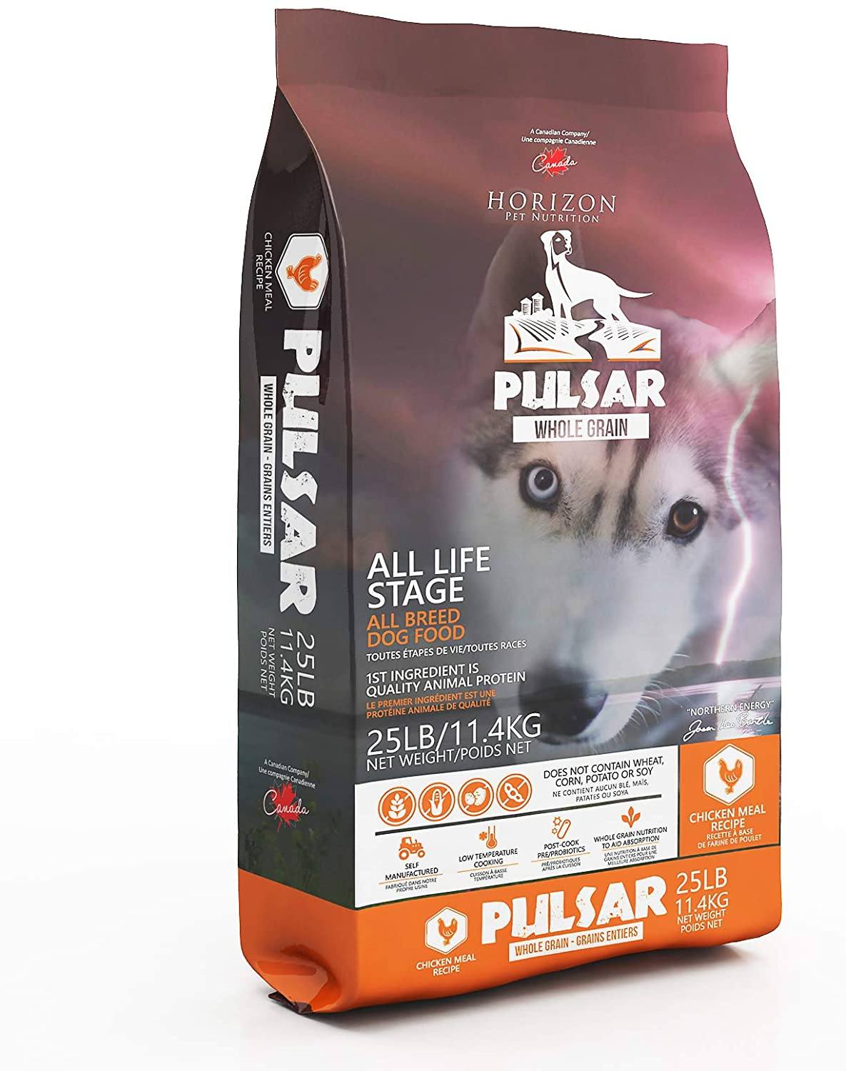 Horizon Pulsar Whole Grain Chicken Dry Dog Food - 25 lb Bag