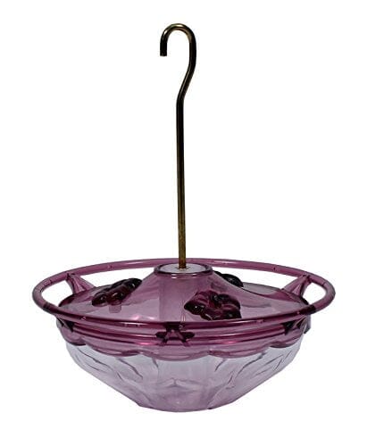 Hummzinger Blossom Hummingbird Feeder - Plum/Clear - 5 Oz Cap