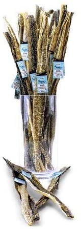 Icelandic + Long Cod Skin Strips Natural Dehydrated Cat and Dog Treats - 20 Count