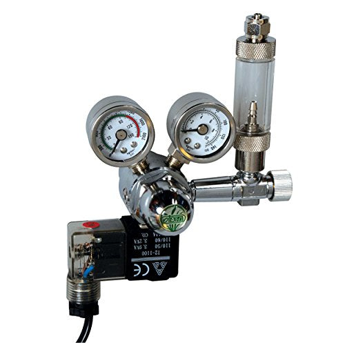 Ista CO2 Controller with Solenoid, Bubble Counter & Check Valve
