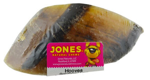 Jones Natural Chews Dollar Beef Hooves Natural Dog Chews - 12 Count