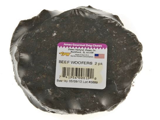 Jones Natural Chews Dollar Woofers Natural Dog Chews - 2 Pack - 25 Count