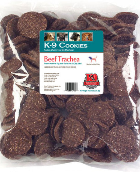 K-9 Kraving Treats Canine Cookies Beef Trachea Baked Dog Treats - 8 oz Bag