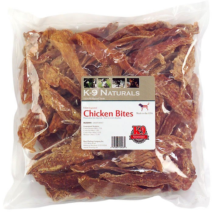 K-9 Kraving Treats Chicken Breast Bites Baked Dog Treats - 8 oz Bag