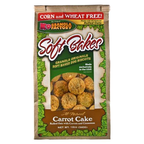 K9 Granola Granola Soft Bakes Carrot Cake Crunchy Dog Treats - 12oz