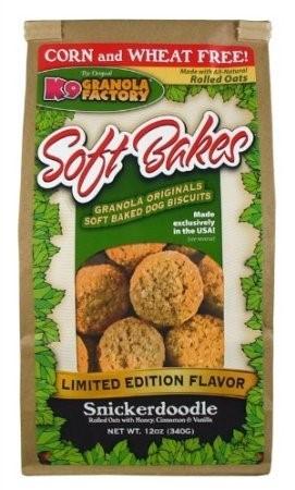 K9 Granola Granola Soft Bakes Snickerdoodle Crunchy Dog Treats - 12oz