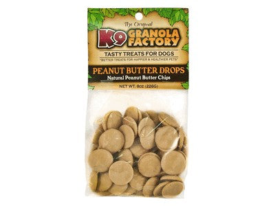 K9 Granola Peanut Butter Drops Crunchy Dog Treats - 8oz