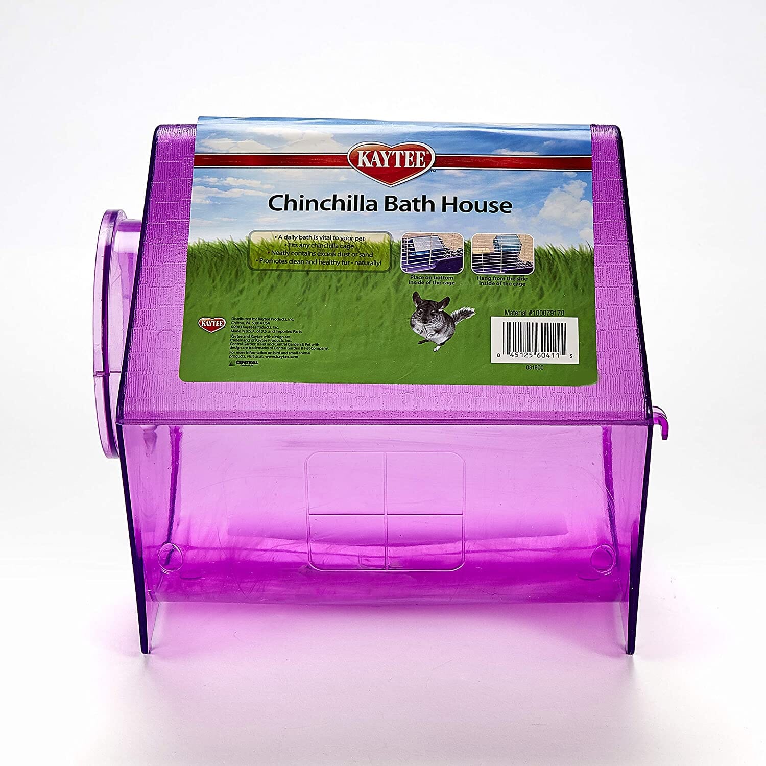 Kaytee Chinchilla Bath House Assorted - 8.64 in X 9 in X 8.5 in