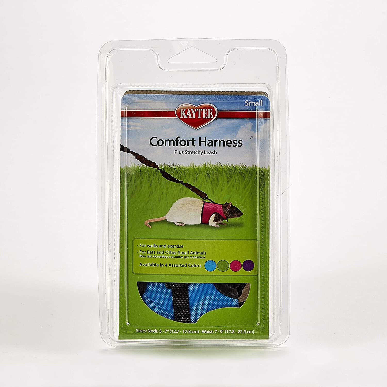 Kaytee Comfort Harness & Stretchy Leash Assorted - Small
