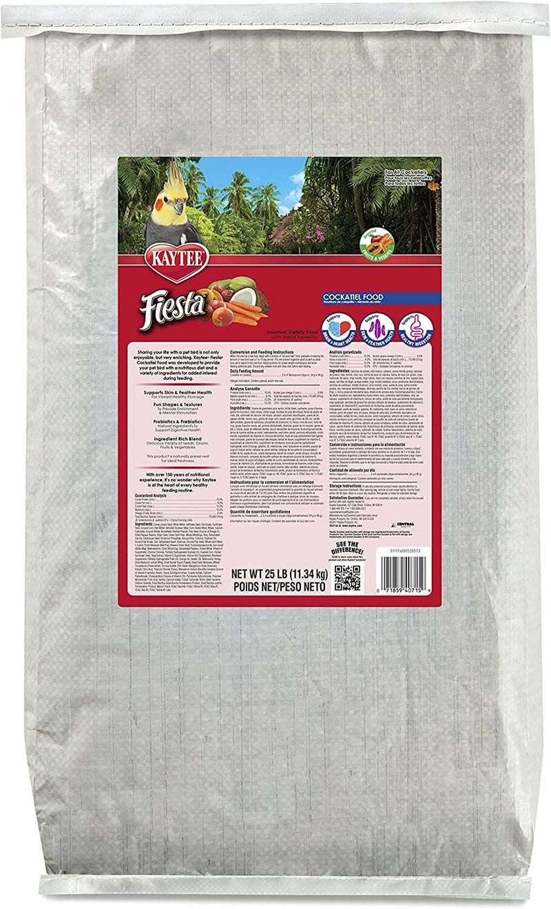 Kaytee fiesta parrot hot sale food 25 lb