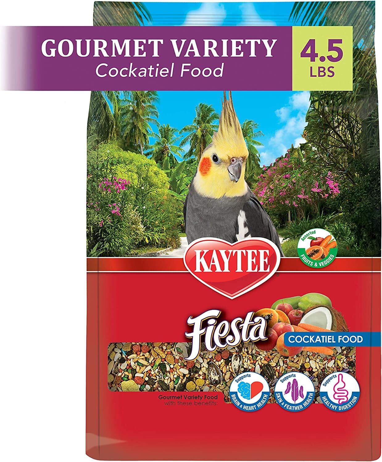 Kaytee Fiesta Cockatiel Food - 4.5 lb