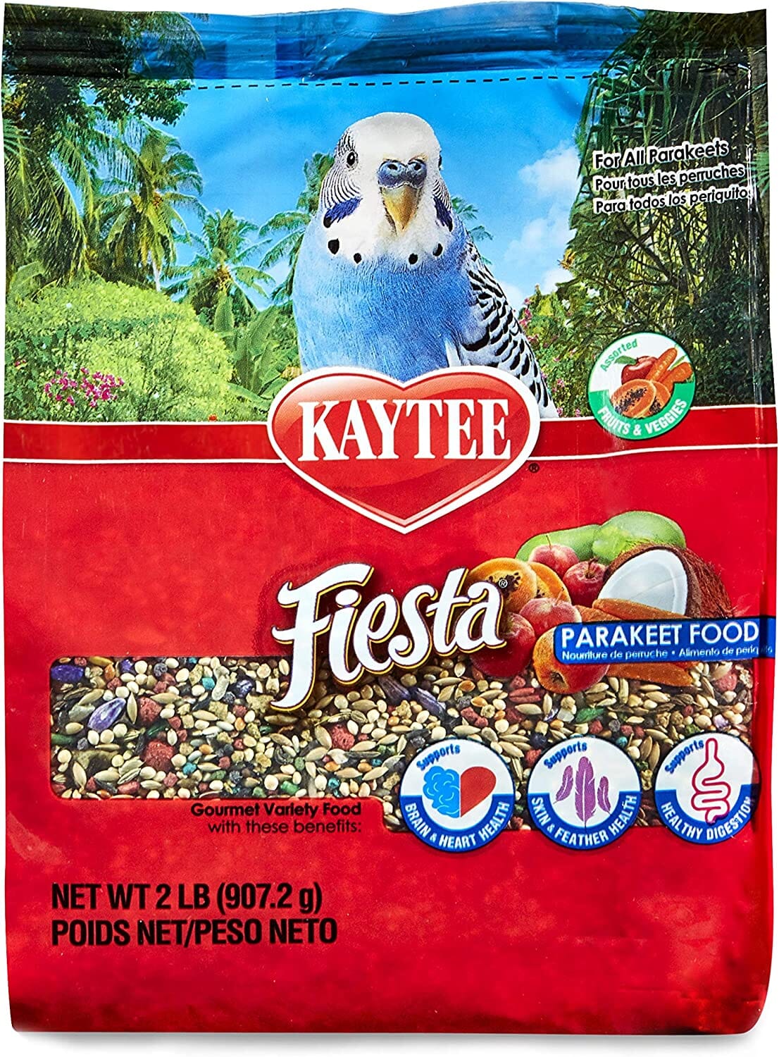 Kaytee Fiesta Parakeet Food - 2 lb