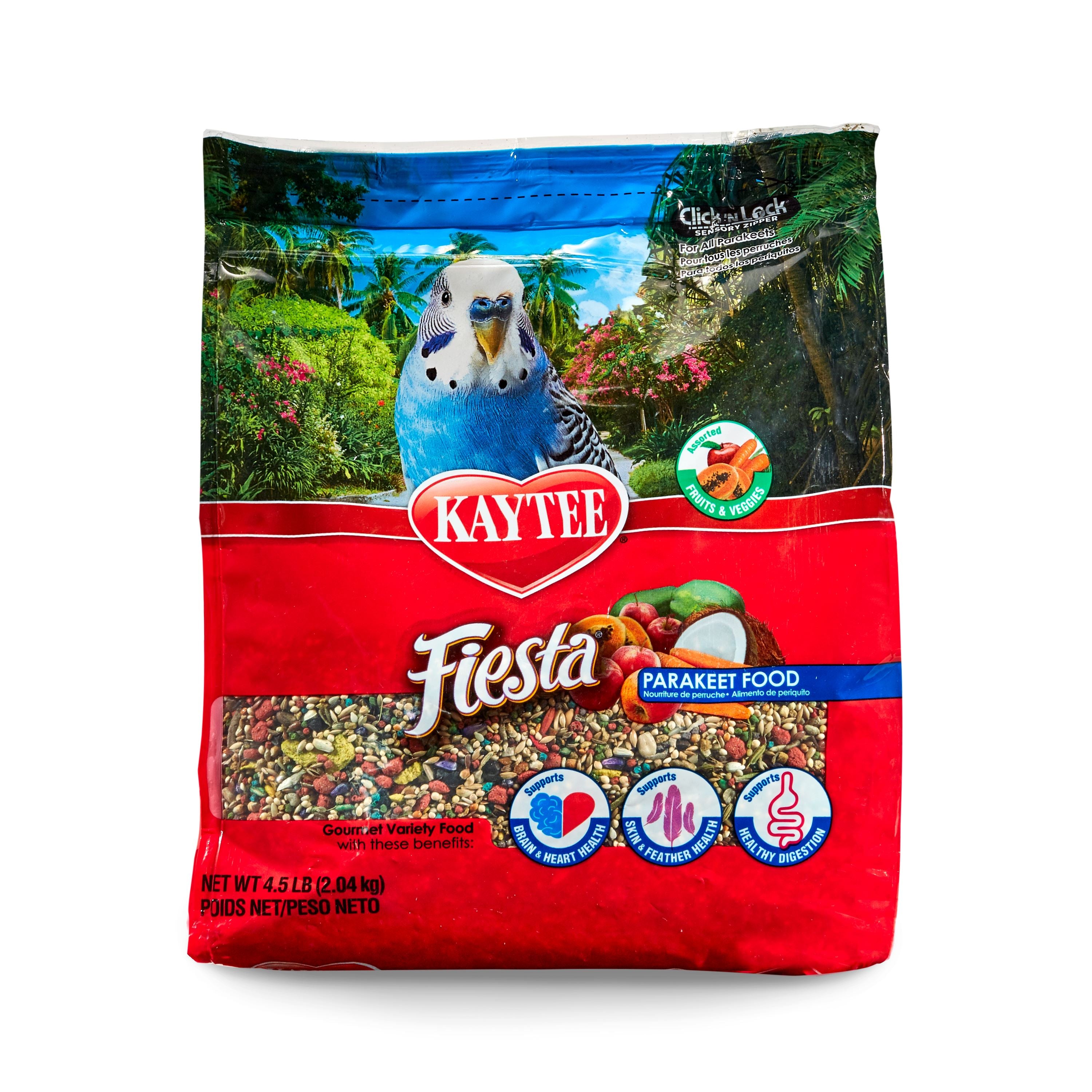Kaytee Fiesta Parakeet Food - 4.5 lb