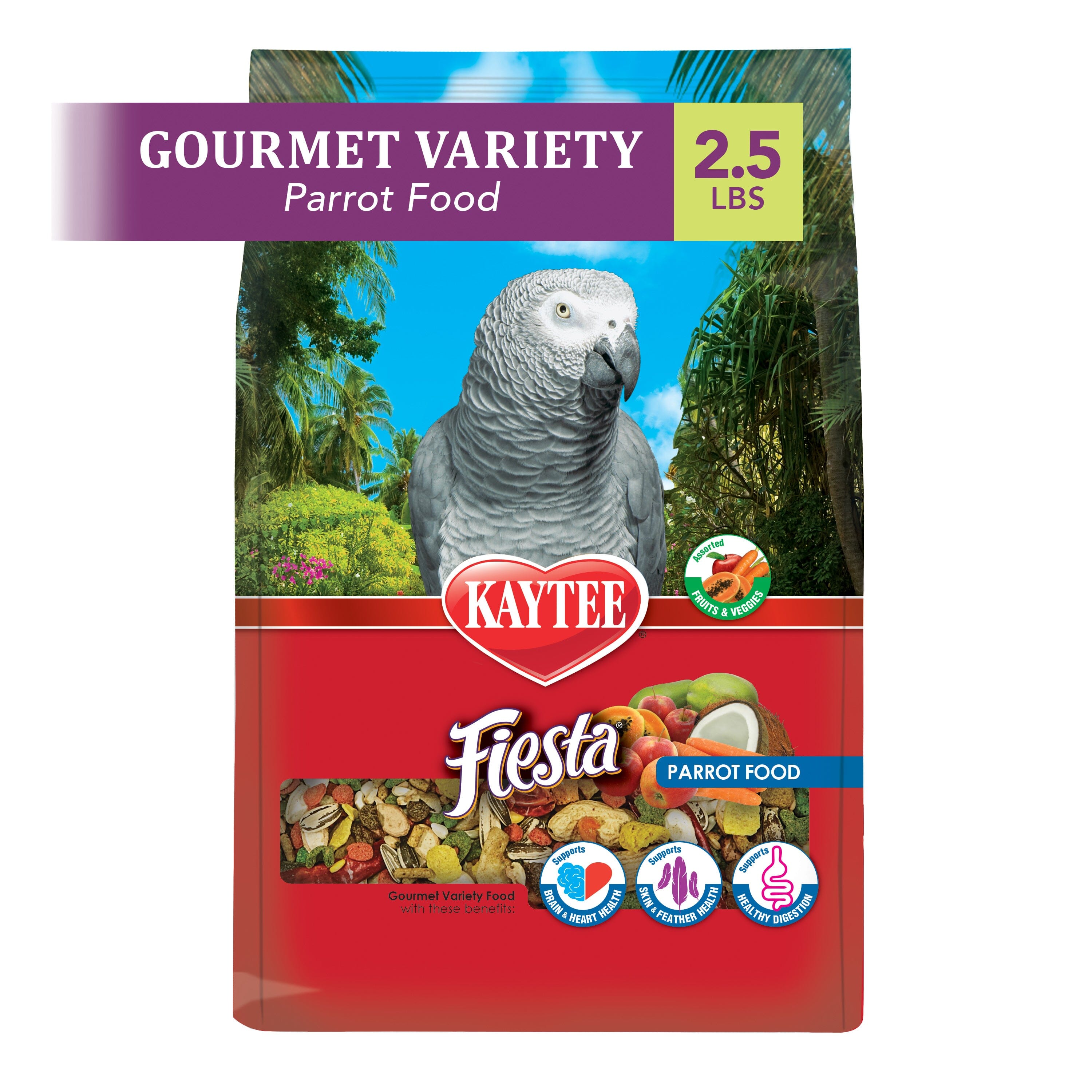 Kaytee Fiesta Parrot Food - 2.5 lb