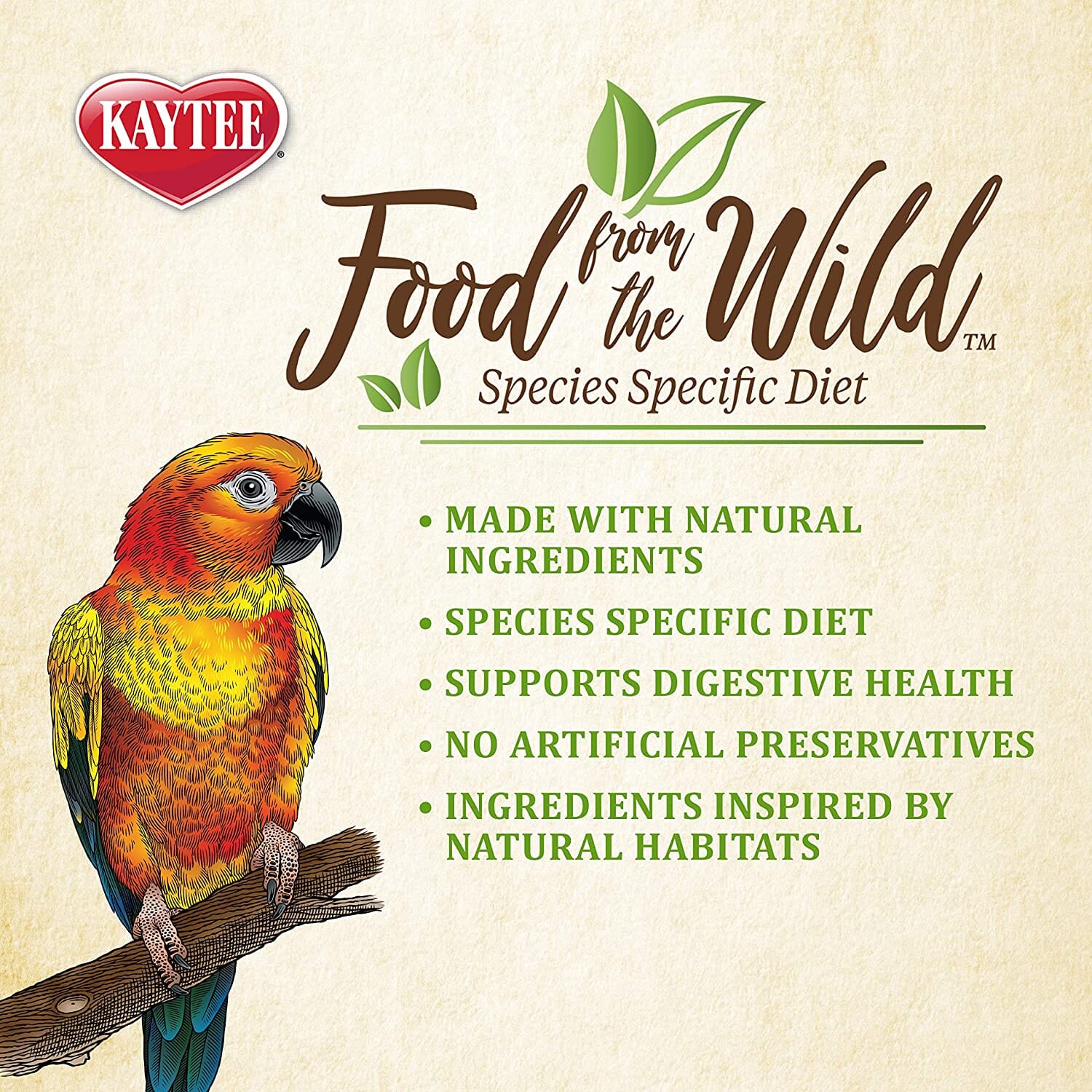 Kaytee Food from the Wild Conure - 2.5 lb
