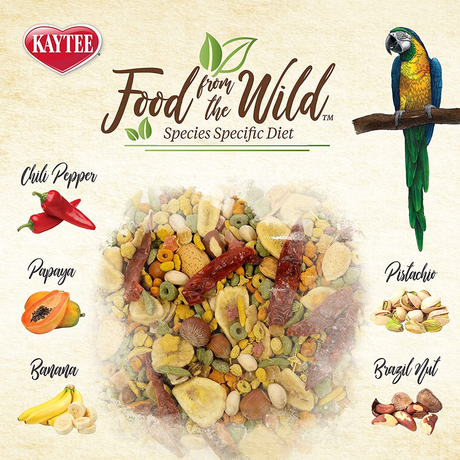 Kaytee Food from the Wild Macaw - 2.5 lb