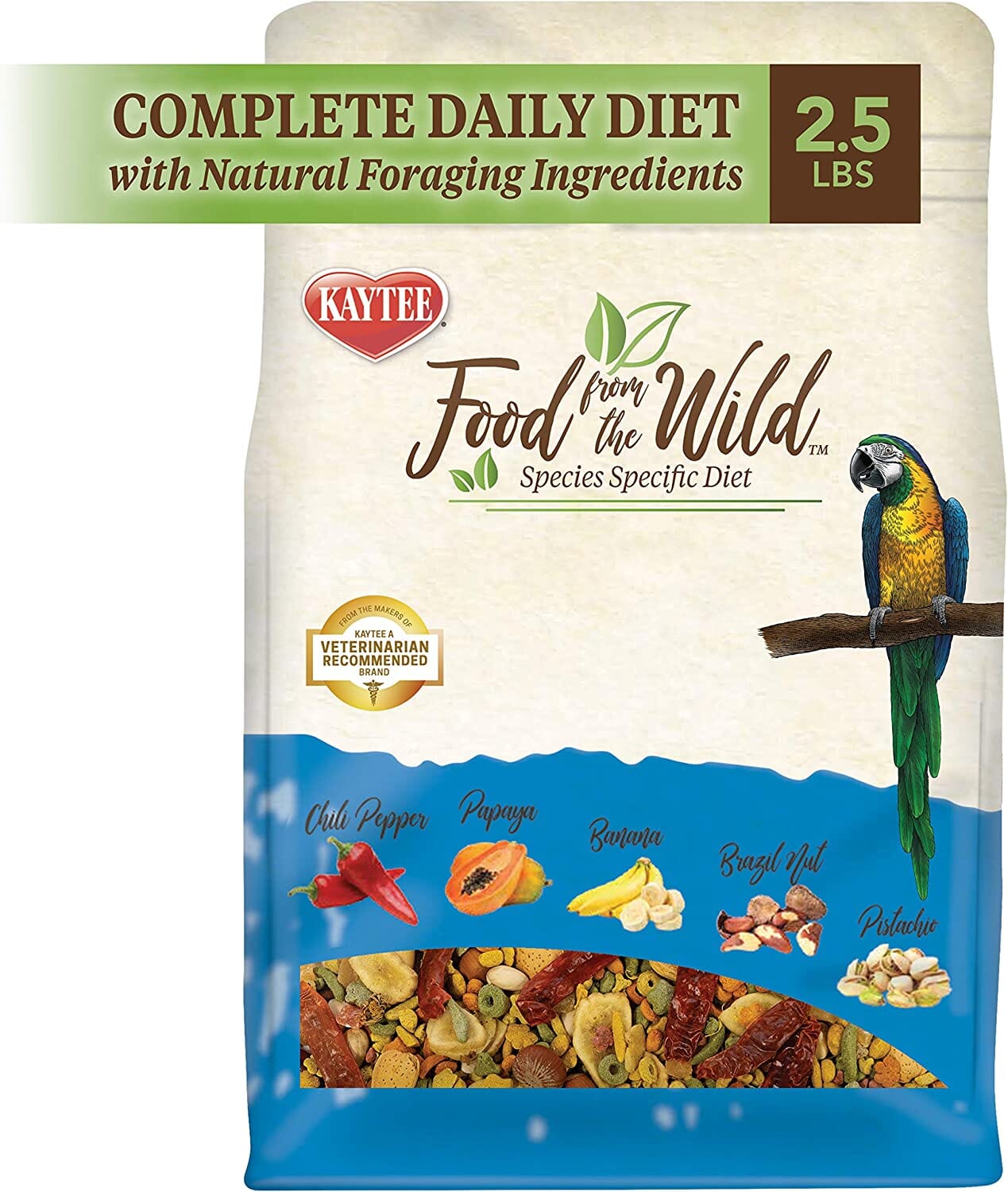 Kaytee Food from the Wild Macaw - 2.5 lb