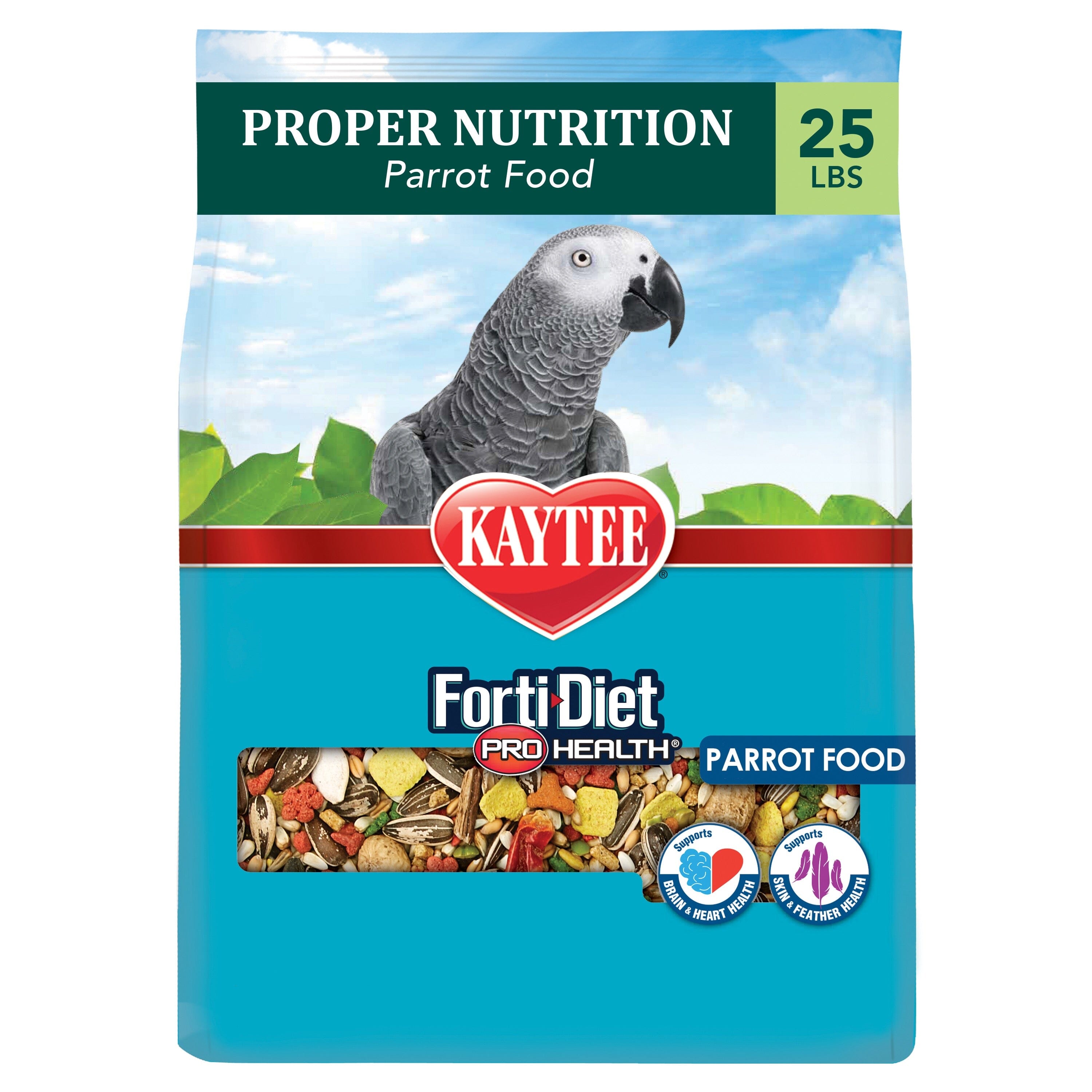 Kaytee Forti-Diet Pro Health Parrot Food - 25 lb