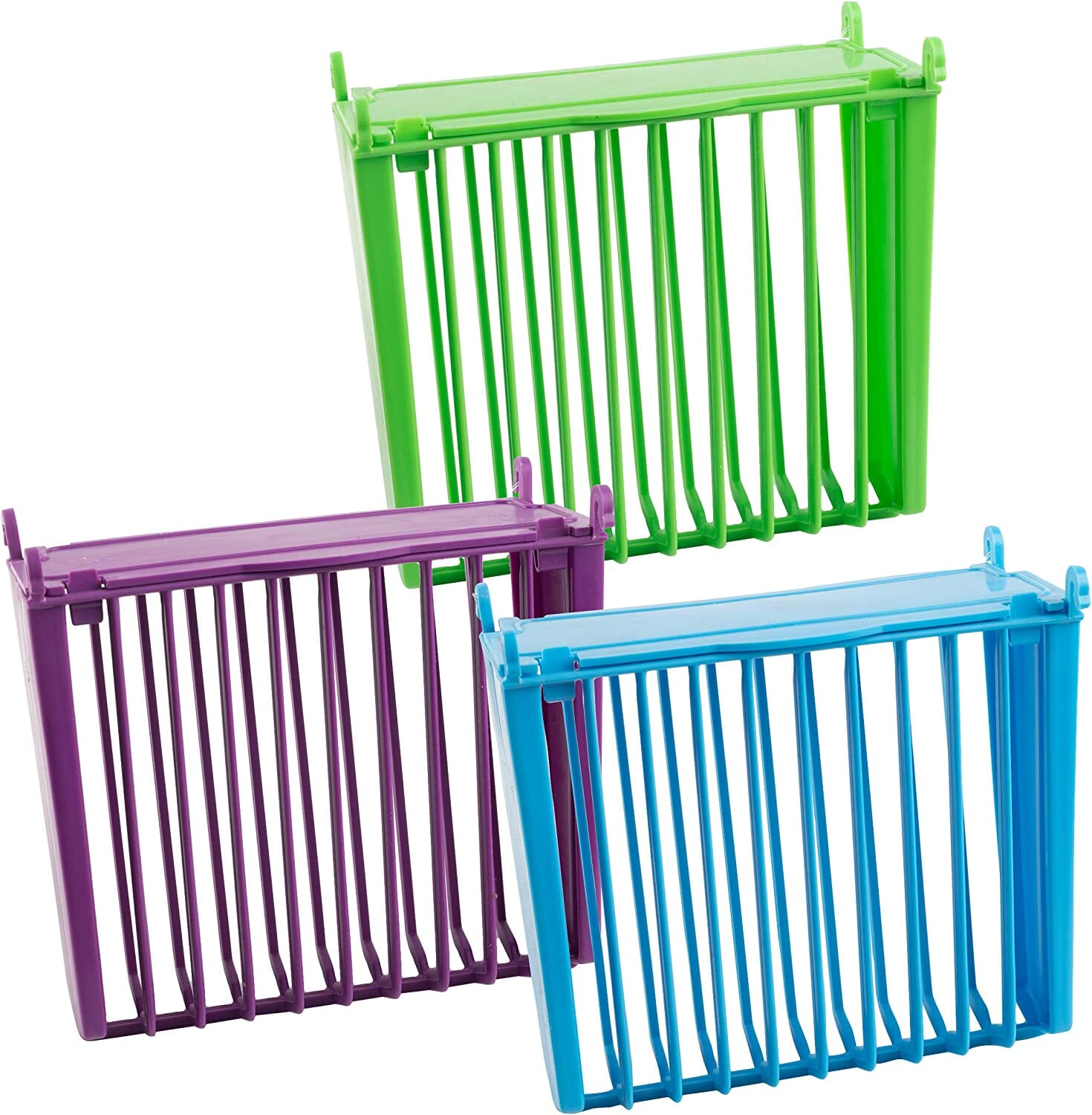 Kaytee Hay Buffet Feeder with Snap-Lock Lid Assorted - 3.75 in X 7 in X 10.25 in  