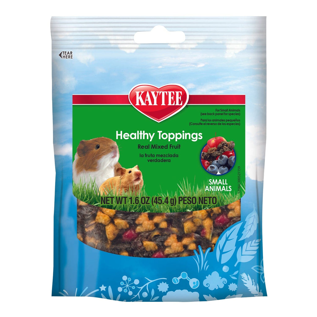Kaytee Healthy Toppings Mixed Fruit Treat for Small Animals - 1.6 Oz  