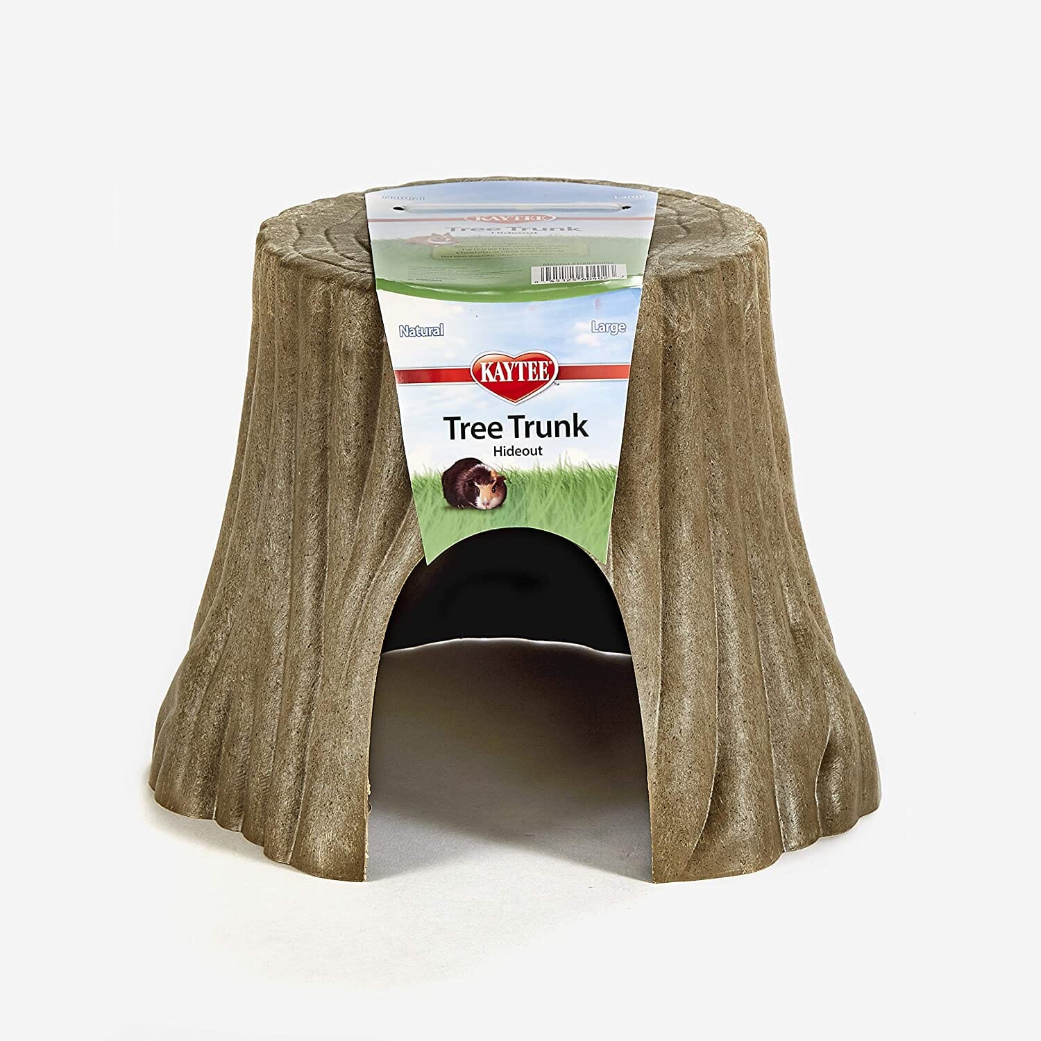 Kaytee Natural Tree Trunk Hideout Brown - Large