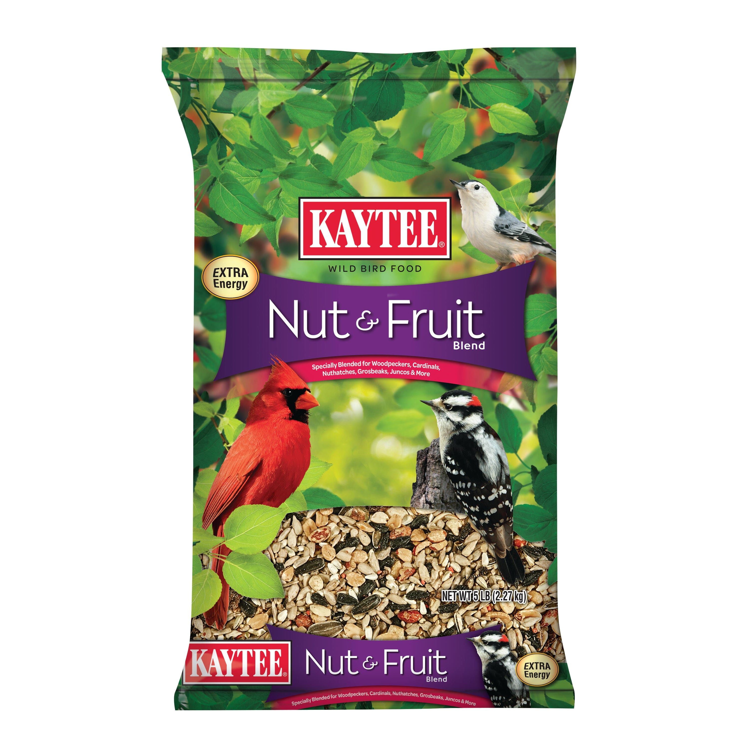 Kaytee Nut & Fruit Blend Food Bag - 5 lb