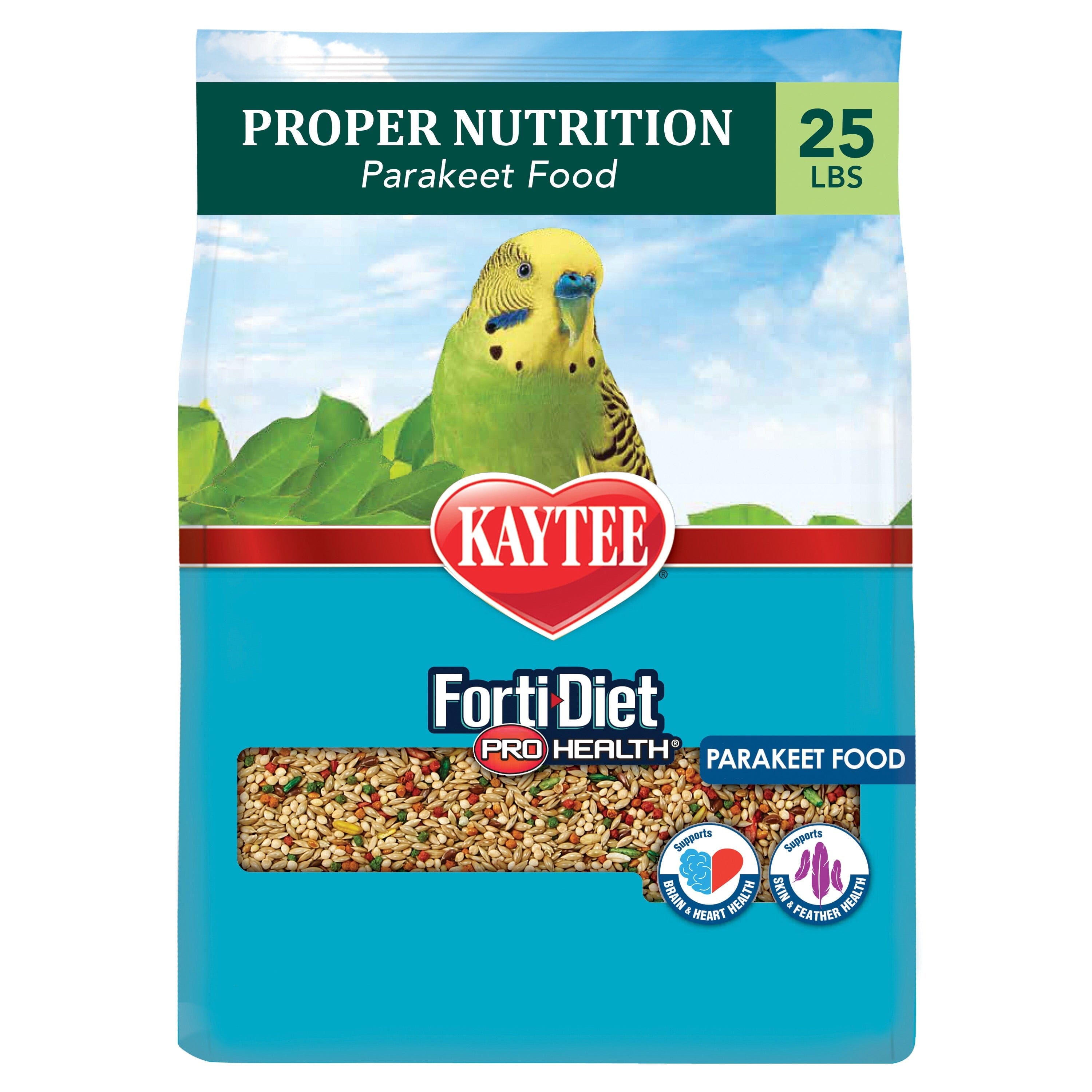 Kaytee Parakeet pet bird food - 25 lb