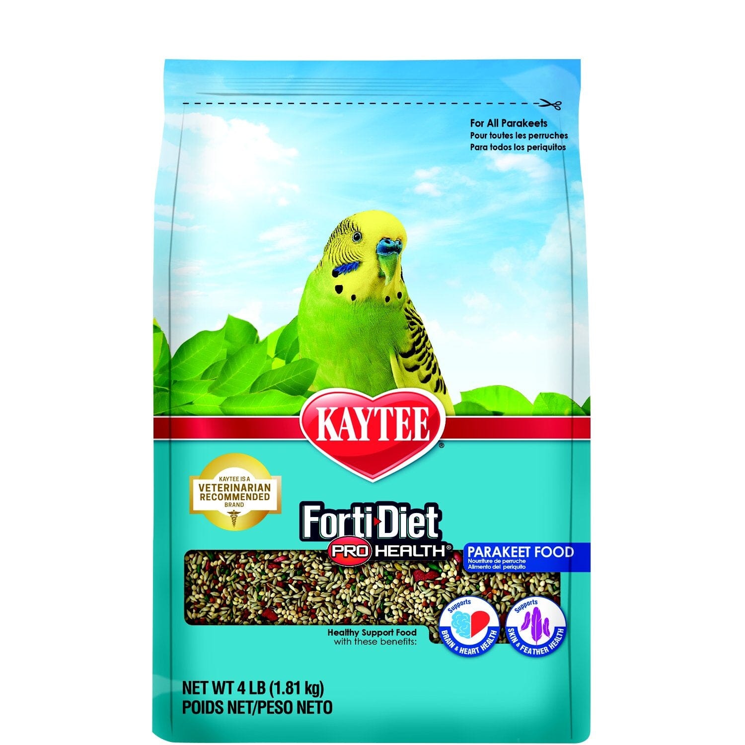 Kaytee Parakeet pet bird food - 4 lb