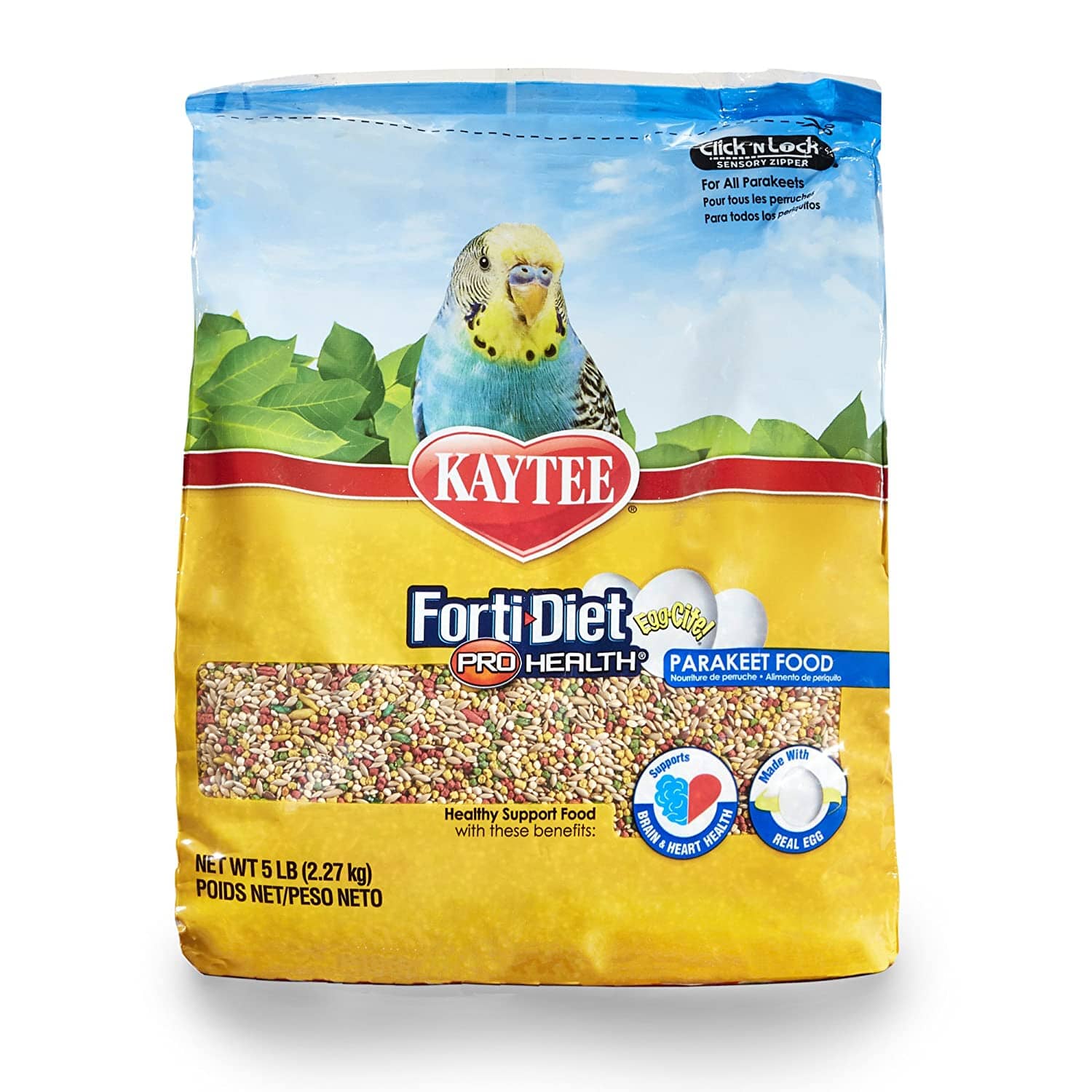 Kaytee Pro Health Egg-Cite! Food Parakeet - 5 lb