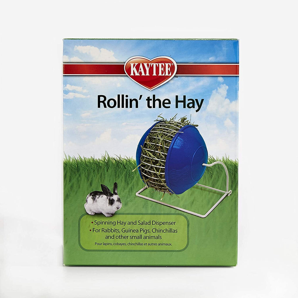 Kaytee Rabbit Rollin' The Hay Holder Assorted - 5.5 in X 5.5 in X 7.25 in  