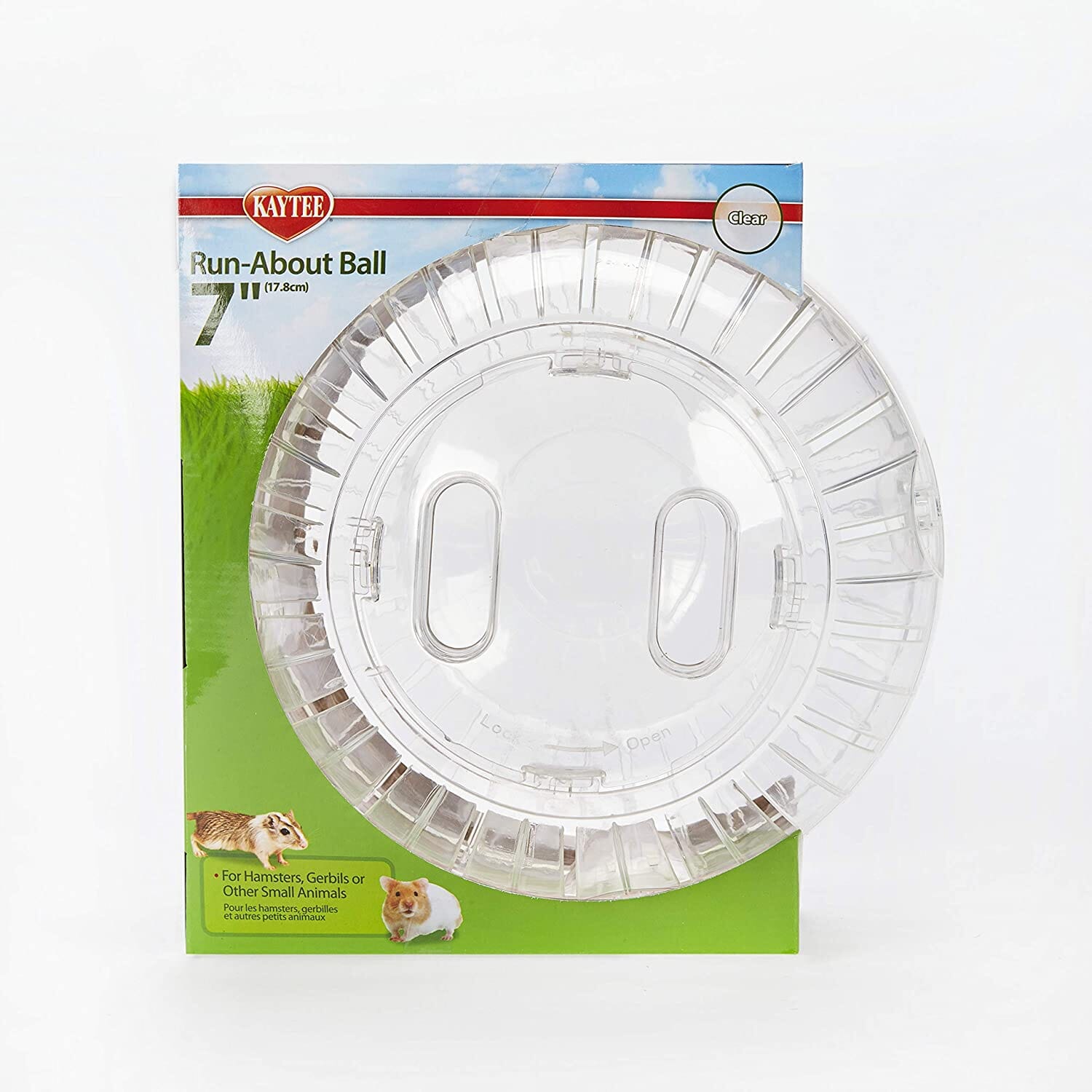 Kaytee Run-About Mini Exercise Ball Clear - 7 in