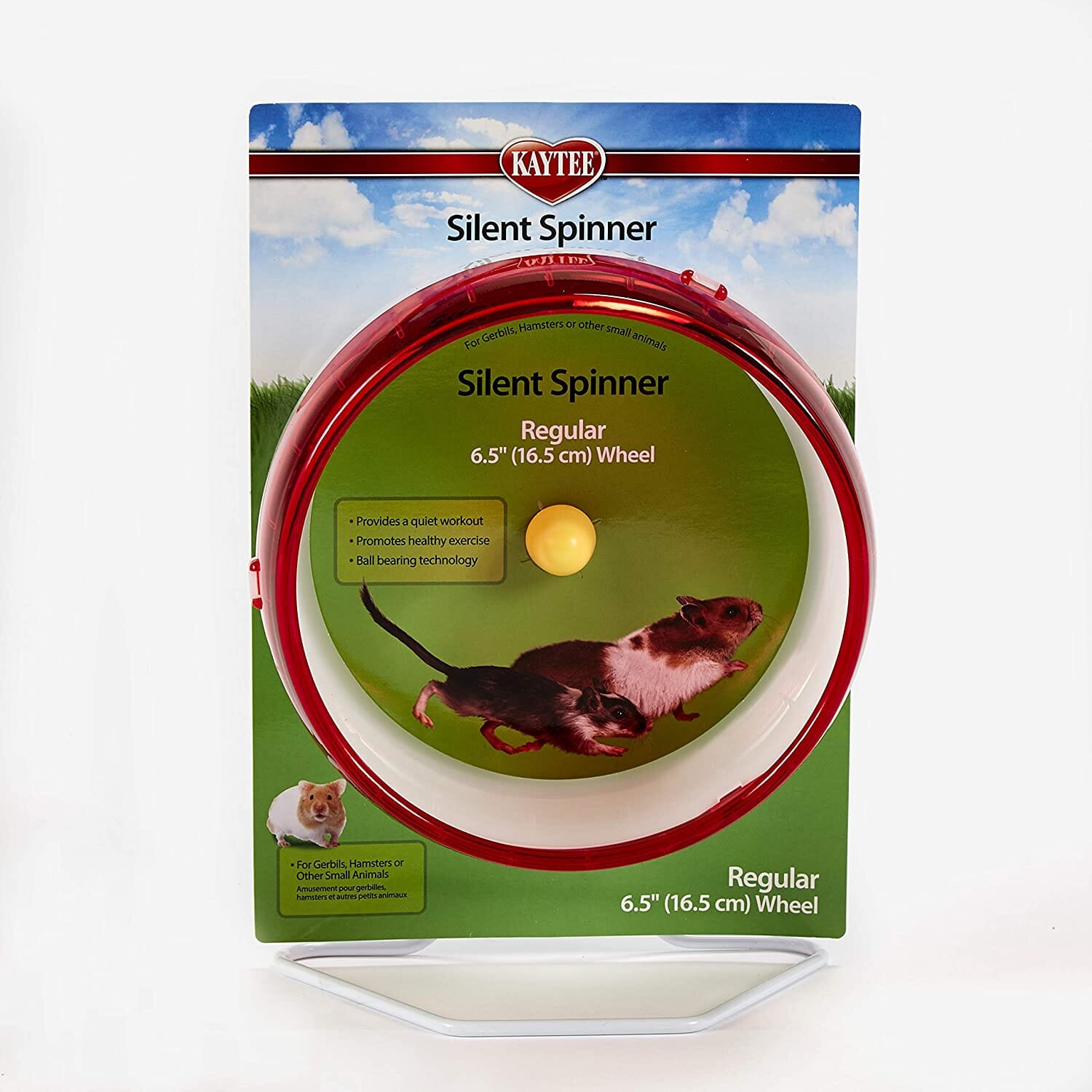 Kaytee Silent Spinner Wheel Clear - 6.5 in