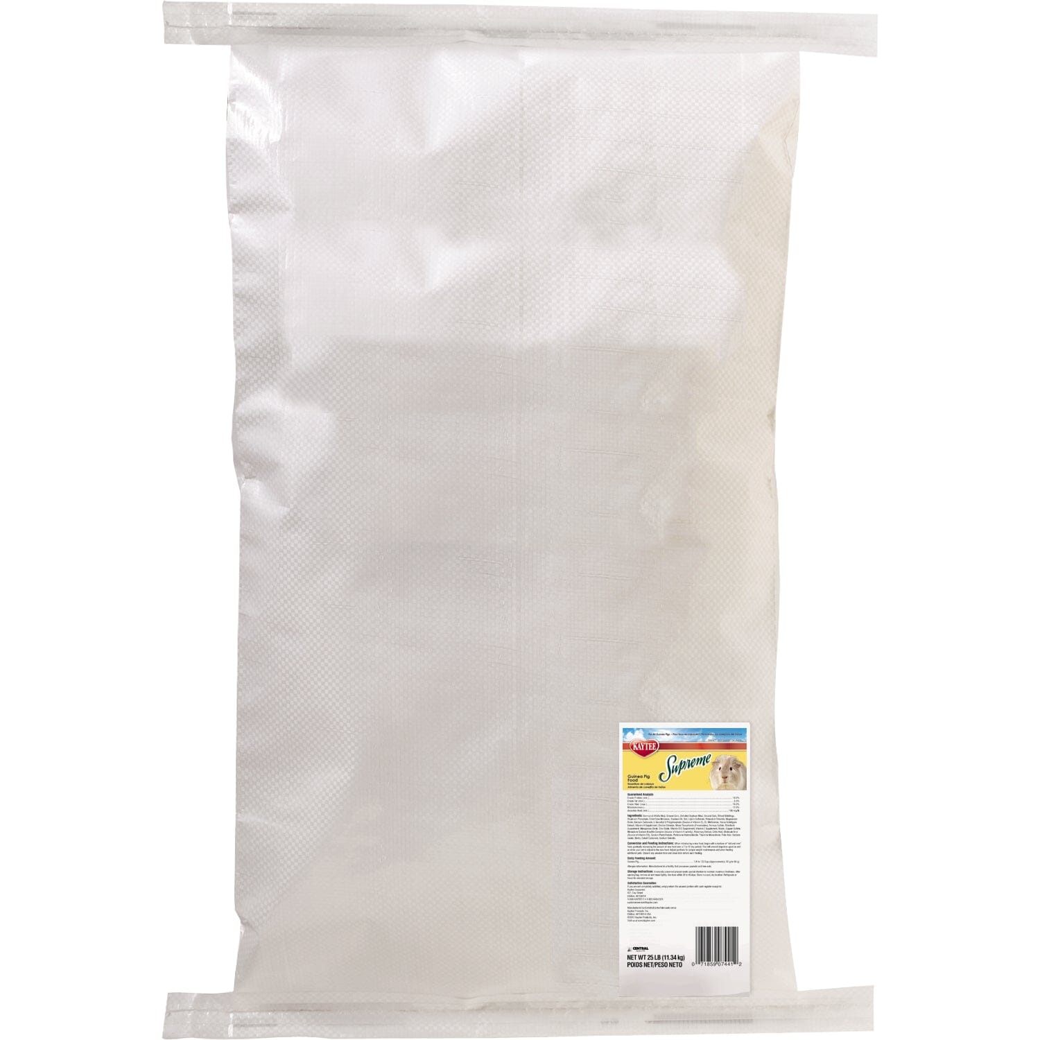 Kaytee Supreme Guinea Pig Food - 25 lb