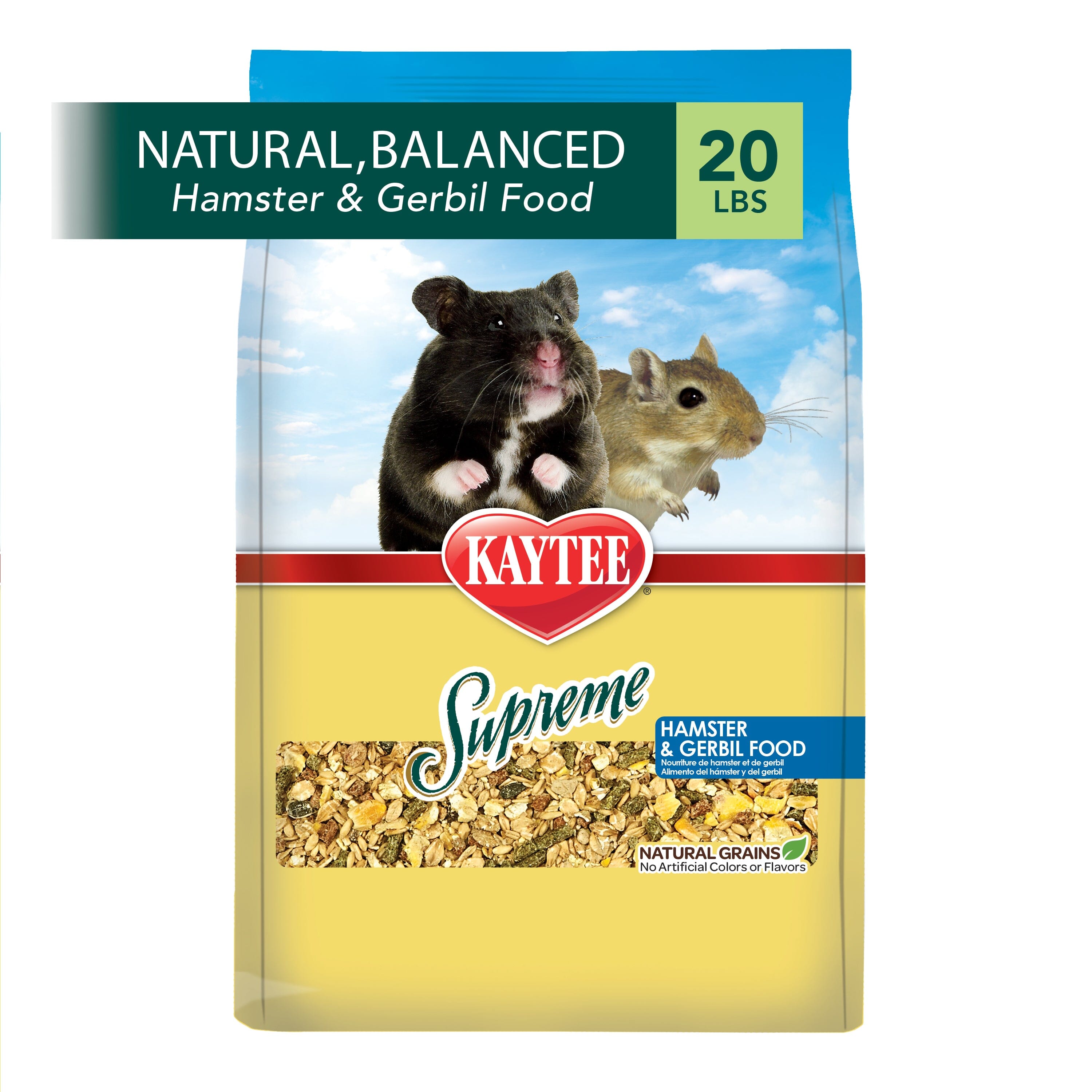 Kaytee Supreme Hamster and Gerbil Food - 20 lb