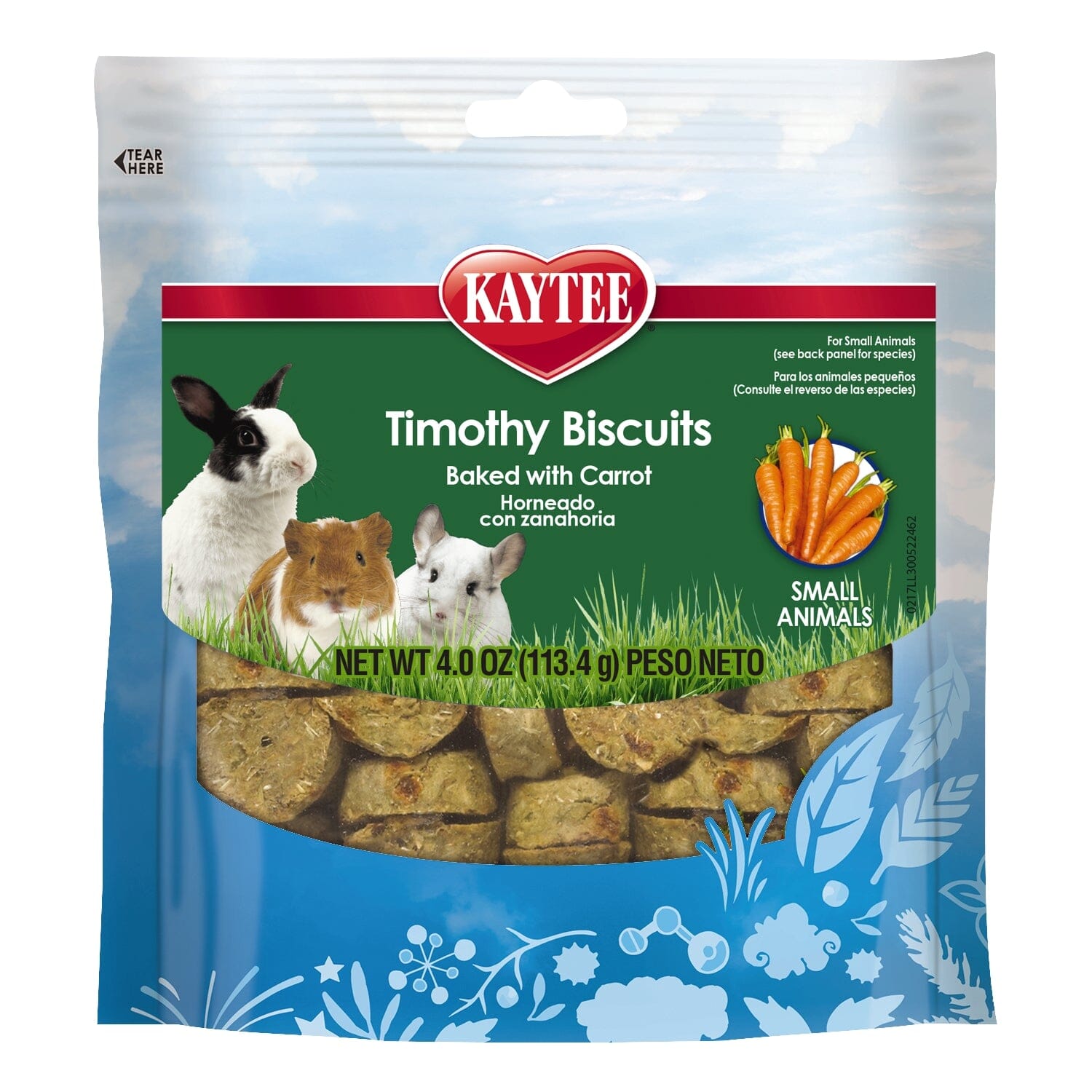 Kaytee Timothy Biscuits Baked Treat - Carrot - 4 Oz