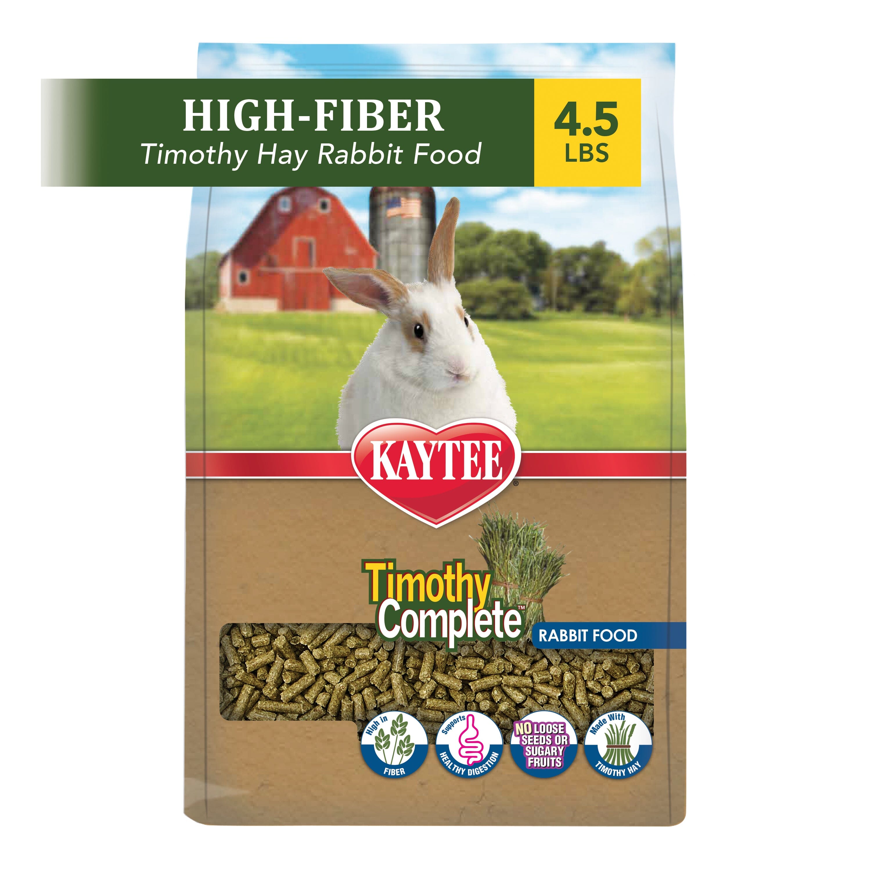 Kaytee Timothy Complete Rabbit Food - 4.5 lb