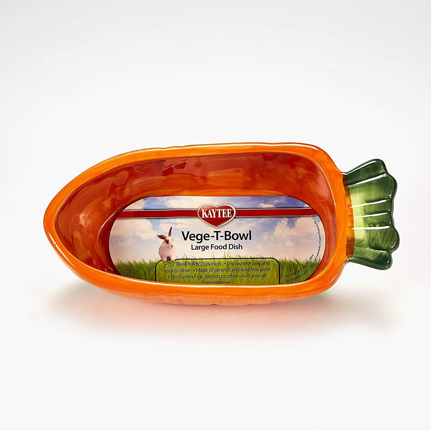 Kaytee Vege-T-Bowl Carrot - 7.5 in