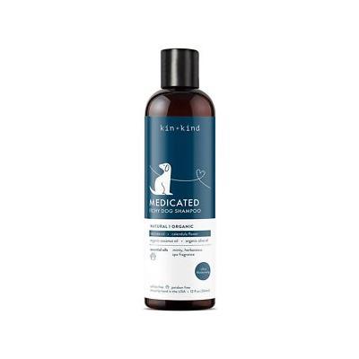 KIN + KIND Organic Skin and Coat Itchy Dog and Cat Shampoo - Rosemary and Peppermint - 12 oz Bottle