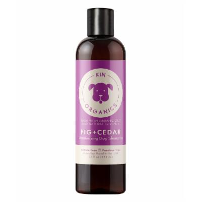 KIN + KIND Organic Skin and Coat Oatmeal Cat and Dog Shampoo - Fig and Cedar - 12 oz Bottle