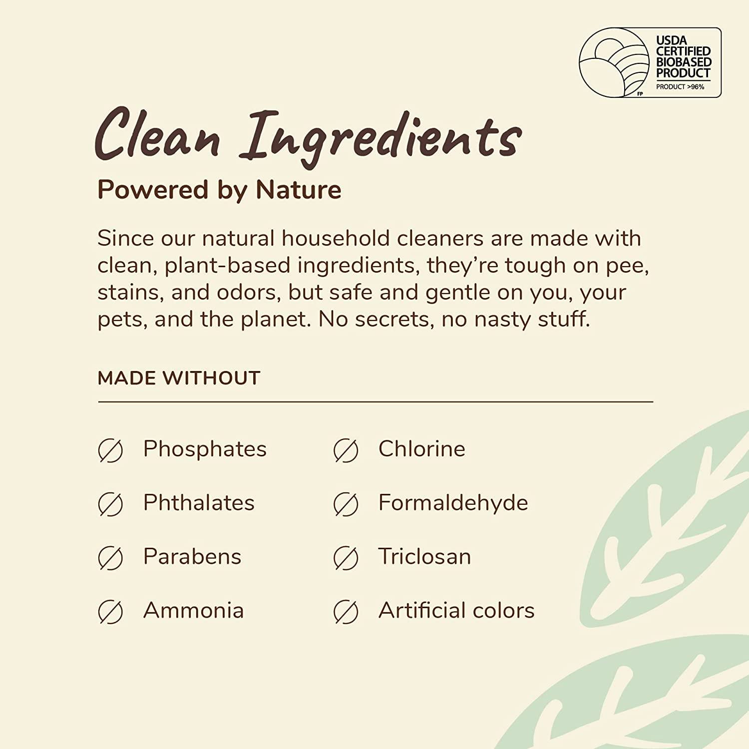 KIN + KIND Pee+Stain+Odor Destroyer (Multi-Surface) Citrus Cat and Dog Stain and Odor Remover - 32 oz