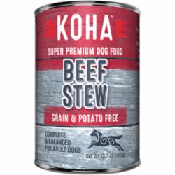 Koha Grain-Free Stew Beef Canned Dog Food - 12.7 Oz - Case of 12