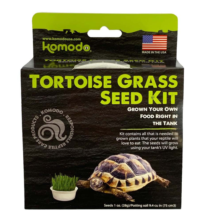 Komodo Grow Your Own Grass Seed Kit for Tortoise - 6.5 in