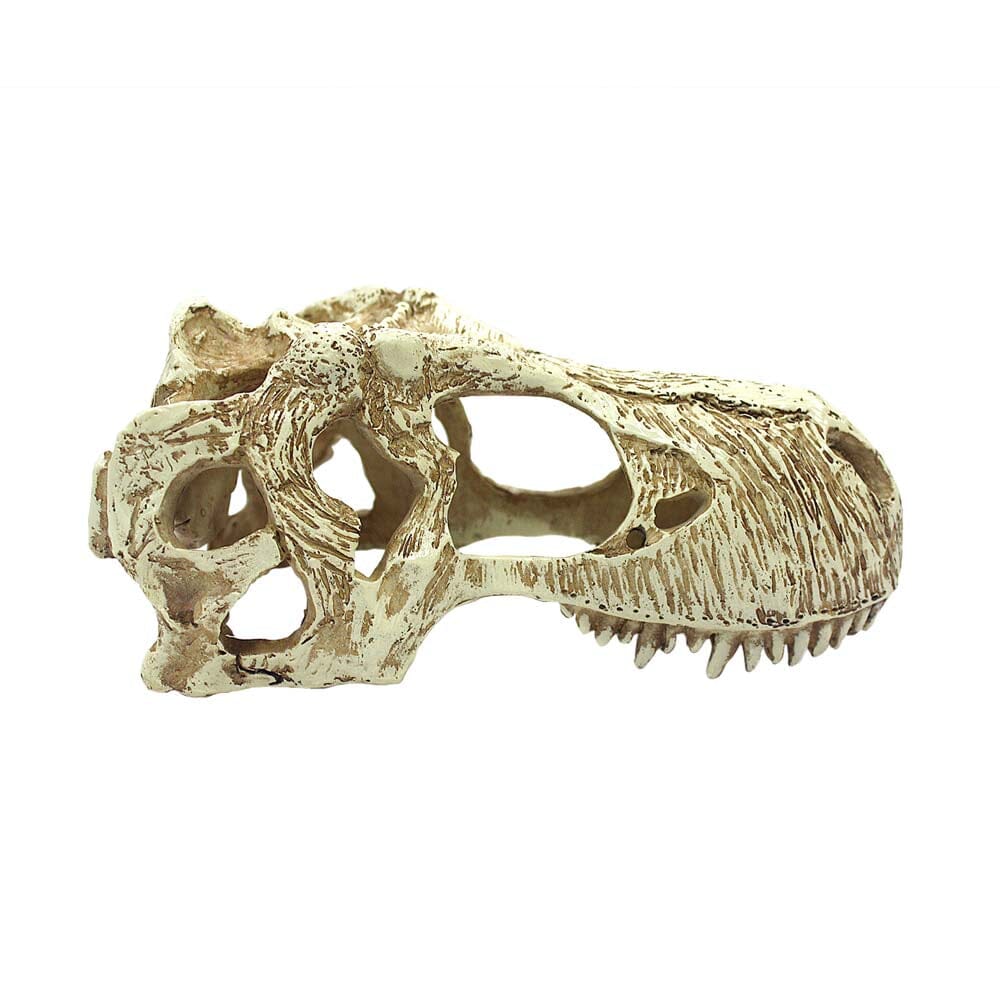 Komodo T-Rex Skull Reptile Hideout - Tan - Large