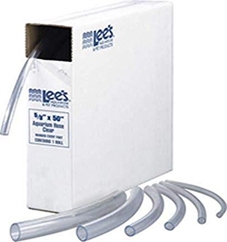 Lee's Aquarium Tubing - Clear - 1/2" - Sold by the Foot - 100 Feet