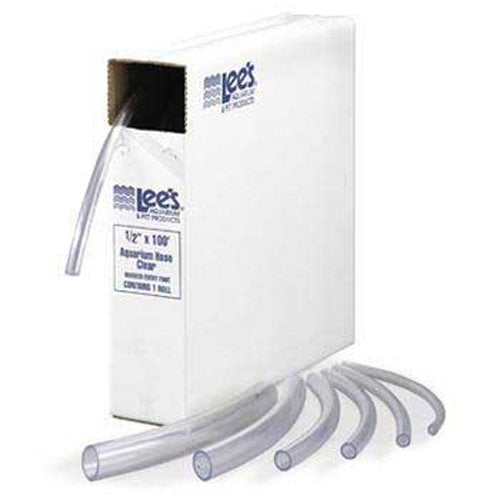 Lee's Aquarium Tubing - Clear - 1/2" x 50' - Sold by the Foot - 50 Feet