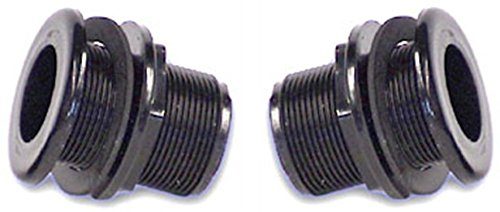 Lifegard Aquatics Double Threaded Bulkhead - 1"